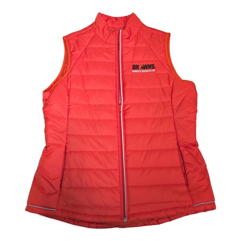 Cutter & Buck Cleveland Browns‎ Puffer Vest XL  New w/ Tags